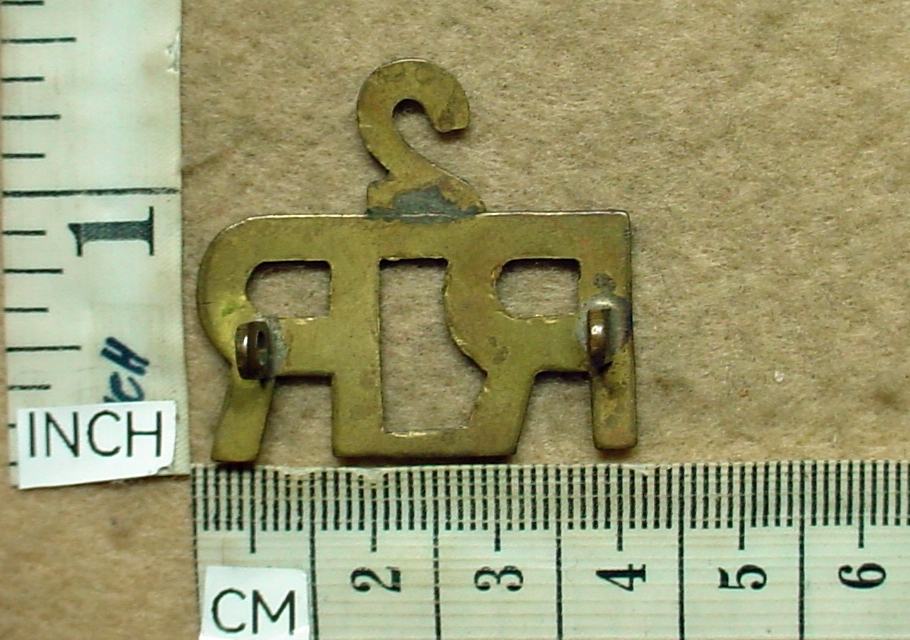 9012 2nd Bn Rhodesia Regiment helmet badge, WW1 (CO3064) - Image 2