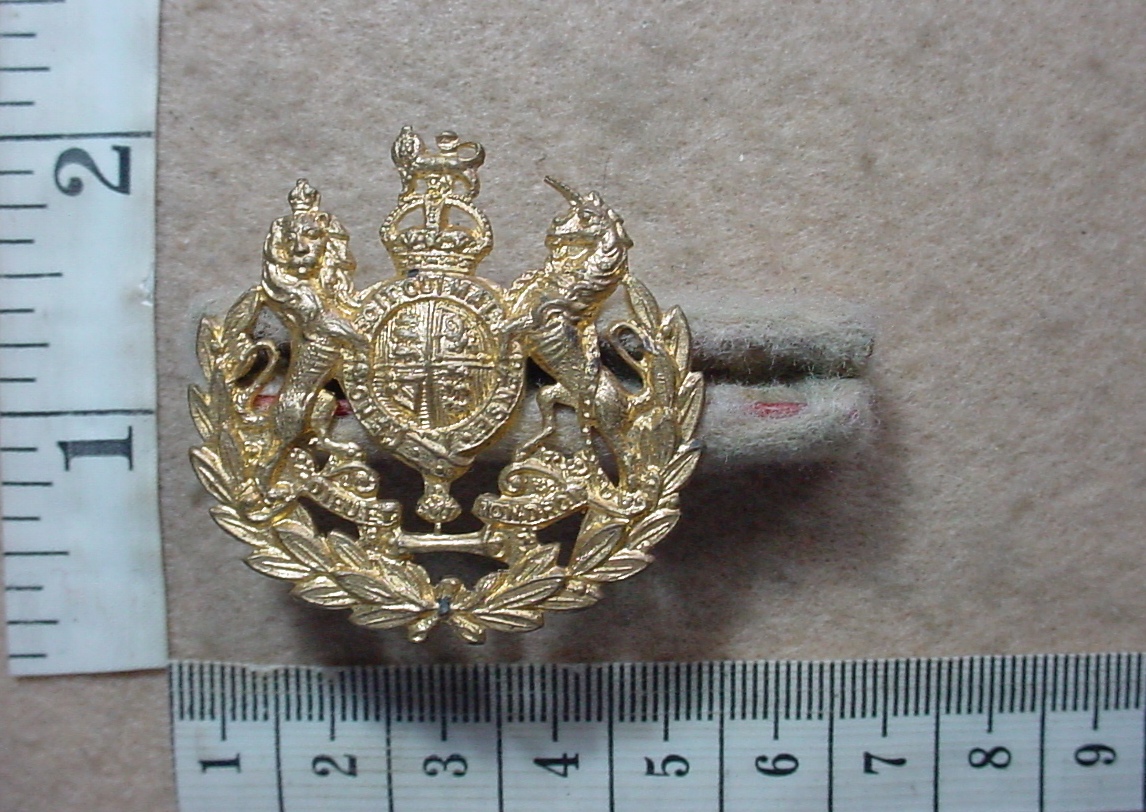 2817-1 Rhodesian Army Warrant Officer Class 1 rank badge, Corps (DW2 1006)