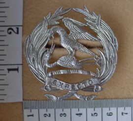 128 First City Regimenty cap badge, 1st City (CO102)
