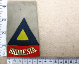 954 Rhodesian attached to 6th South African Armoured Division epaulette, WW2 (DW2 1108)