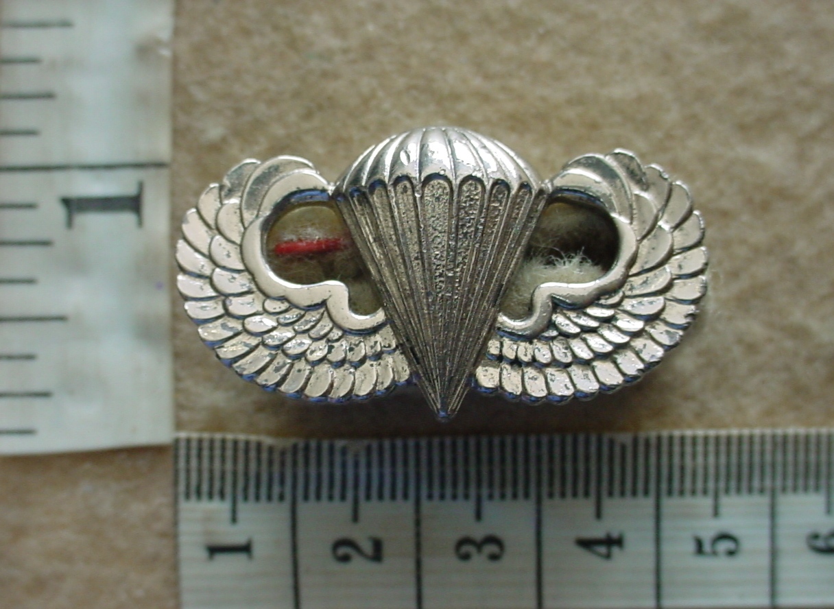 2308-9 United States parachute wings, Basic Class, 14-C STERLING (Para USA)