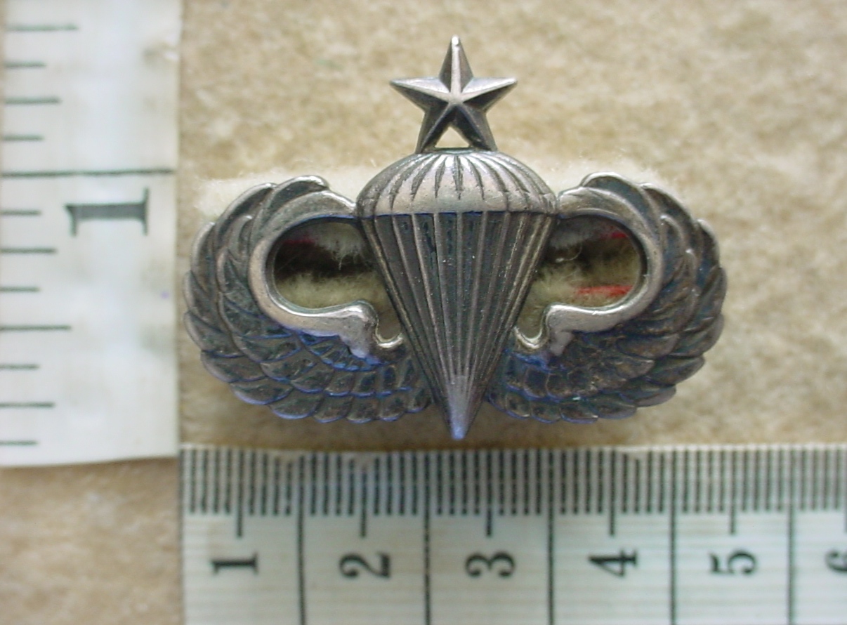3824-5 United States Army Parachute wings, Senior Class, G23 STERLING (Para USA)