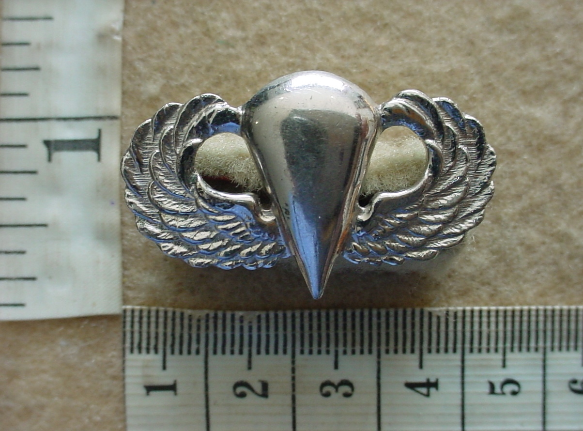 2308-2 United States parachute wings, Basic Class, STERLING (Para USA)