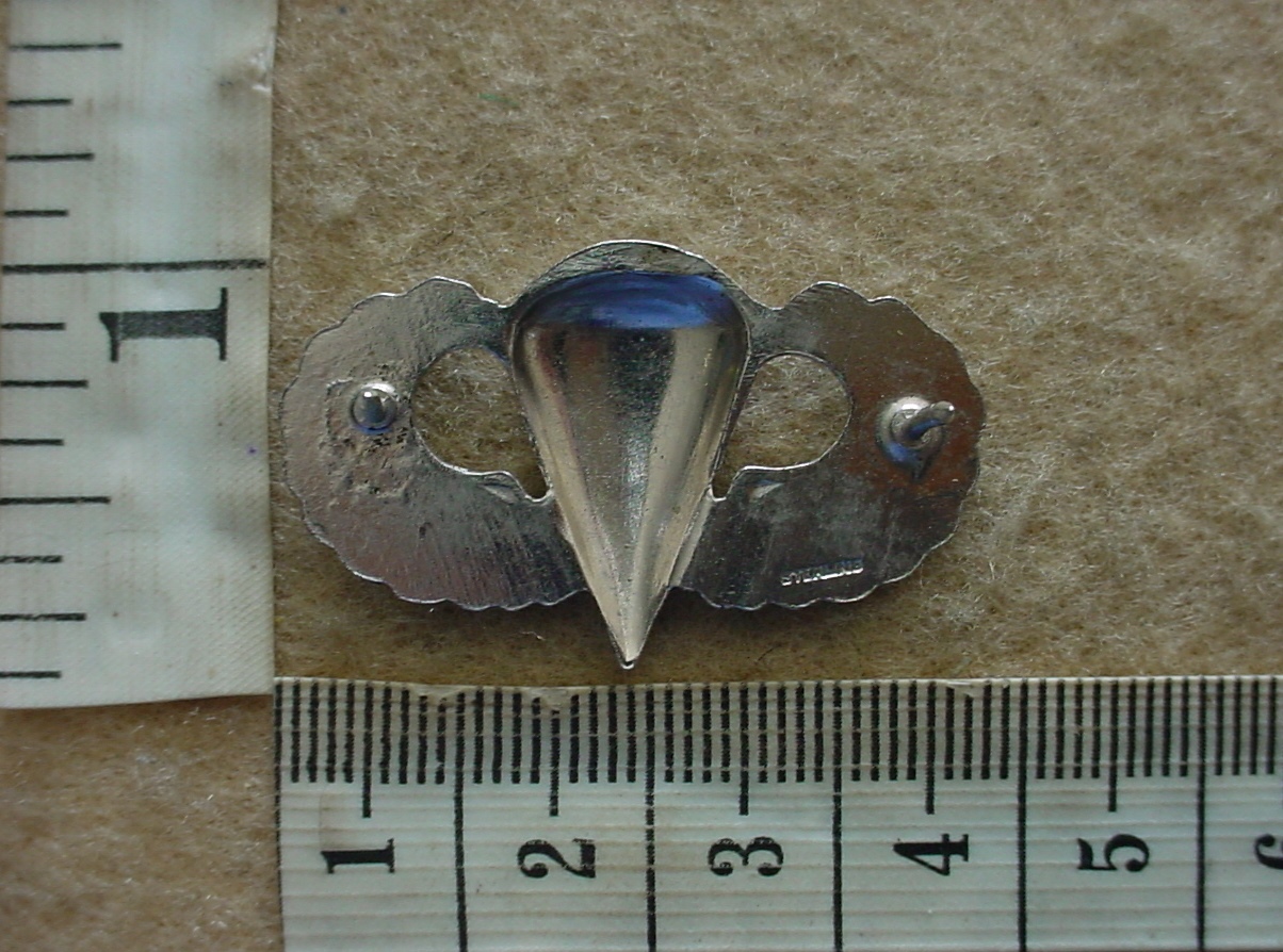 2308-2 United States parachute wings, Basic Class, STERLING (Para USA) - Image 2