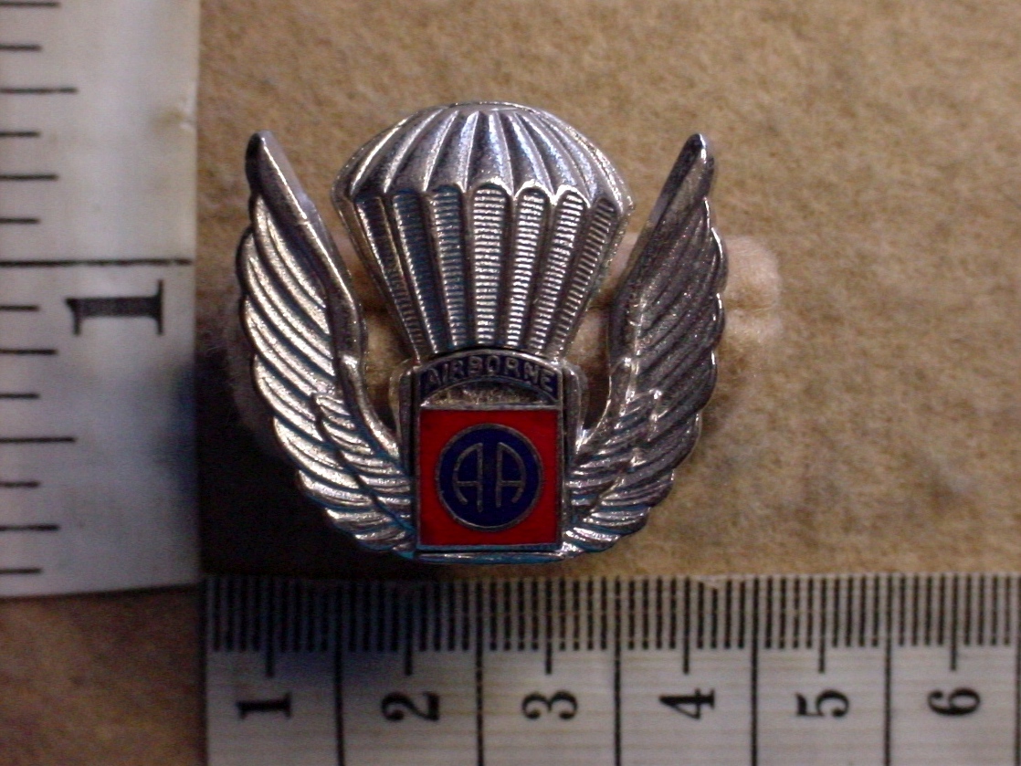 3628-5 United States 82nd Airborne Division Freefall parachute wings, Basic (Para USA)