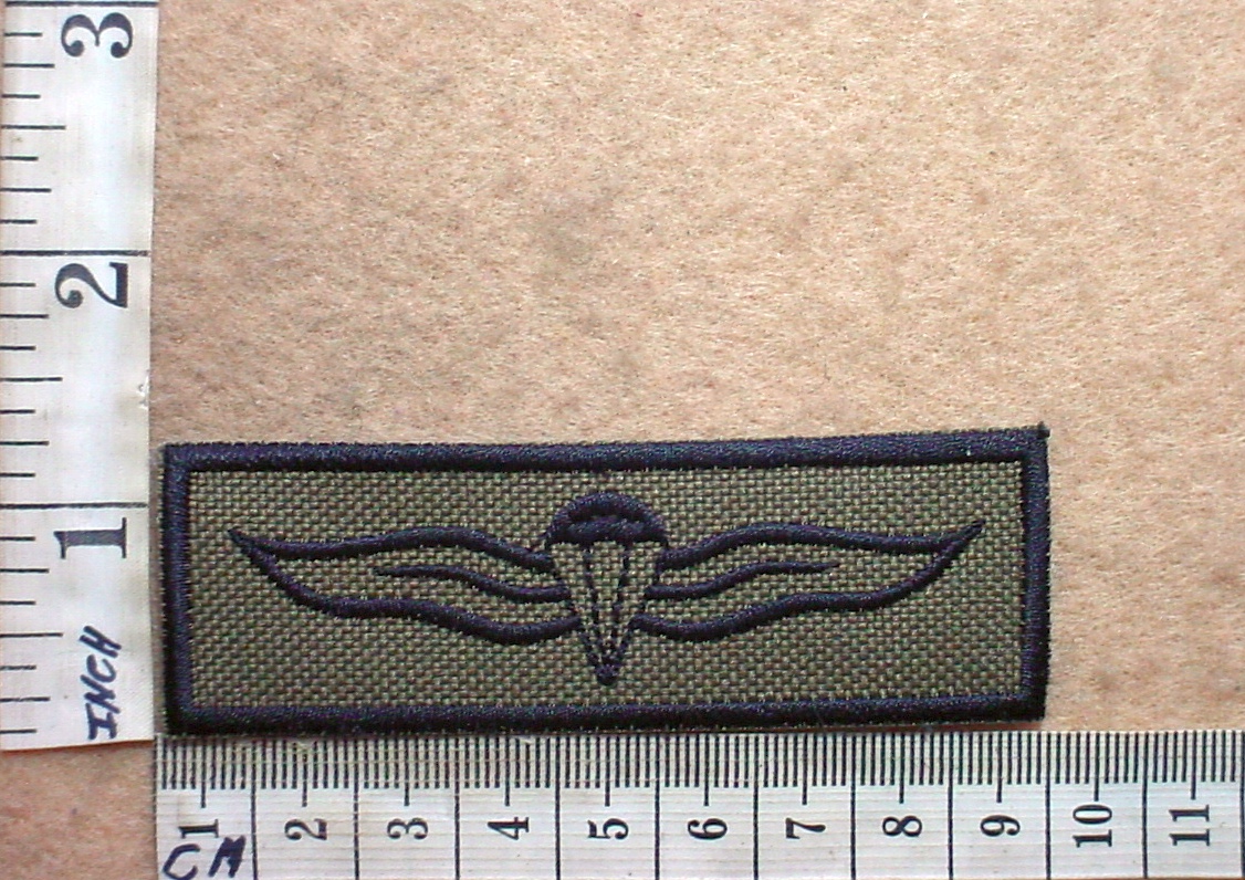 2104-1 South African Army Parachute wings, Soldier 2000 camo dress (C340)
