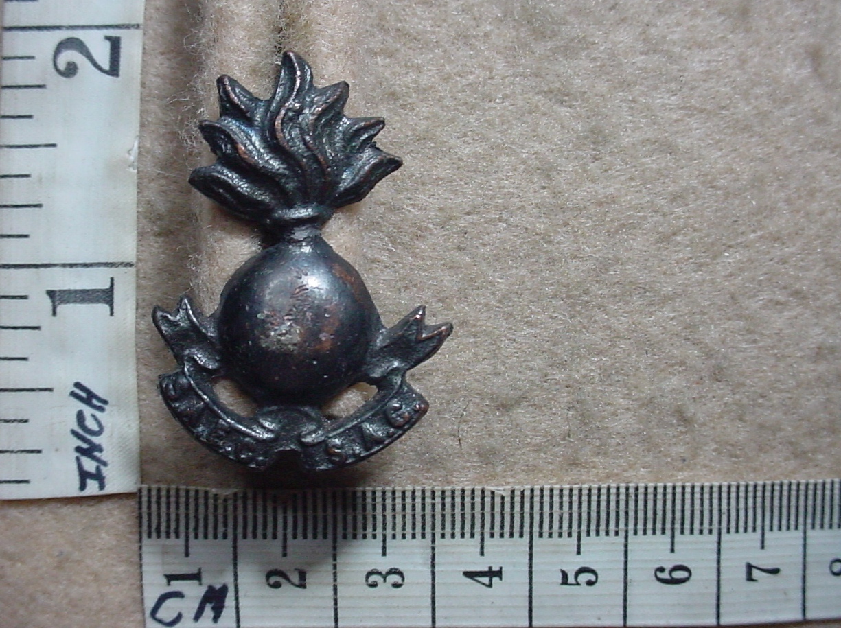 809-1 South African Engineer Corps collar badge, WW2 (CO1392)