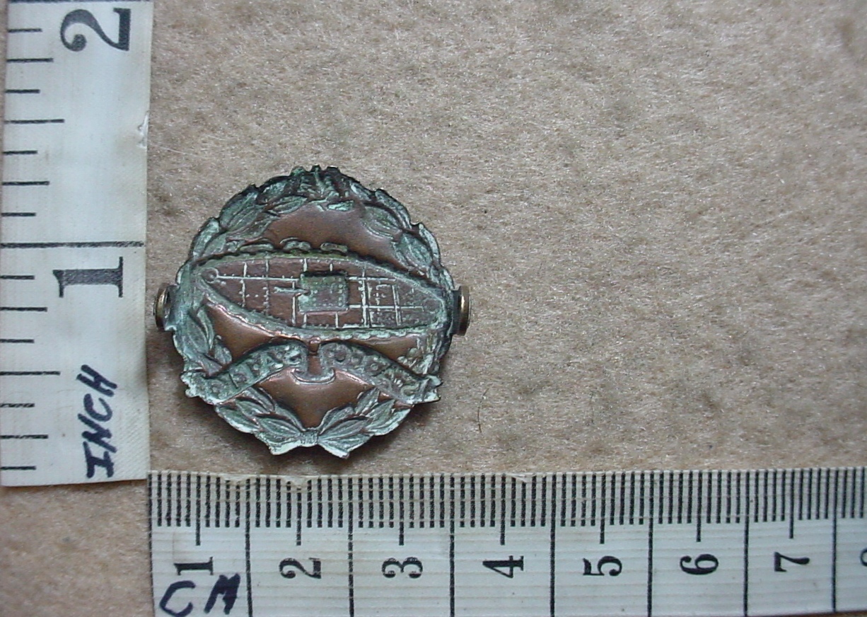 907-1 South African Tank Corps collar badge (CO1472) - Image 2