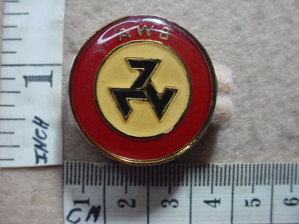 5069-2 Afrikaner Weerstand Beweging beret and collar badge (CO2059)