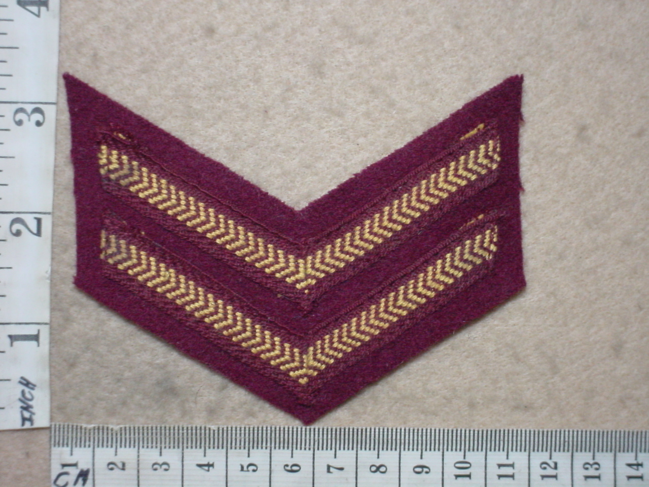 3693-1 South African Medical Corps Corporal rank badge (DW1 75 2)