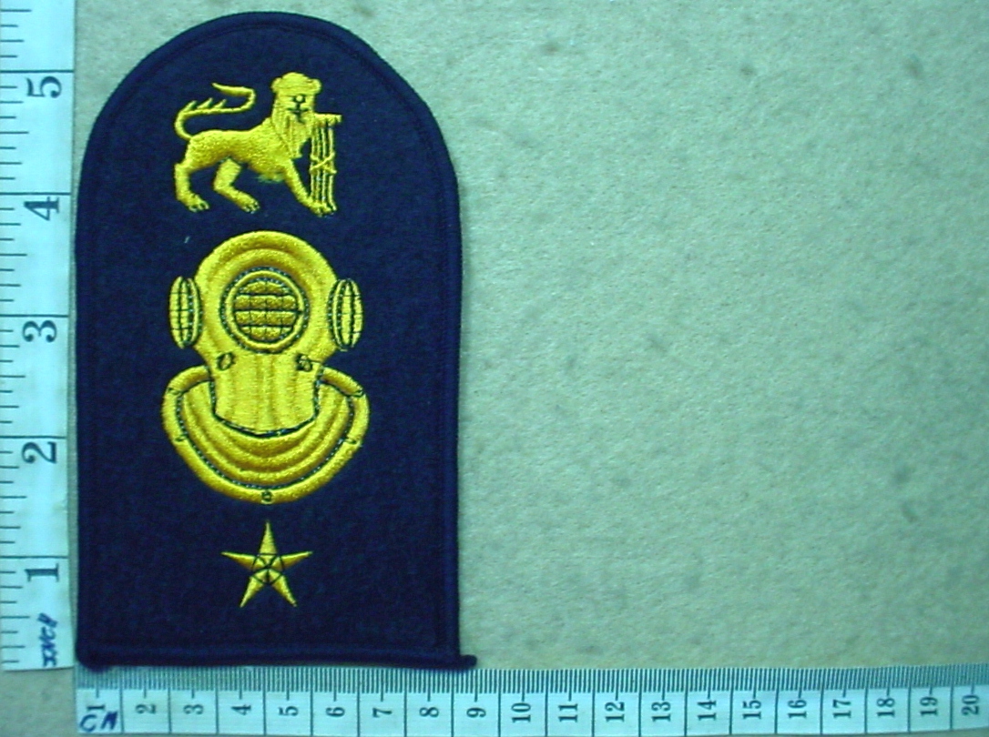 10856 South African Navy Diver Part 3 qualification badge, Winter Dress (C271) - Image 2