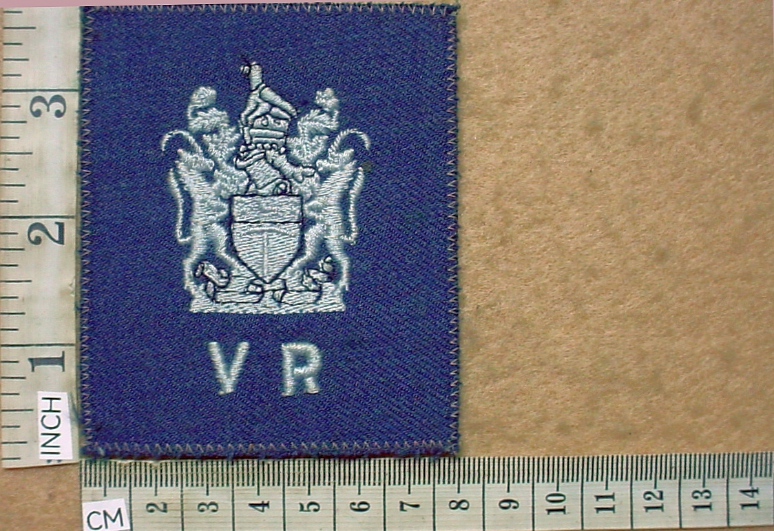 11034-5 Rhodesian Air Force Warrant Officer Class 1 rank badge, Volunteer Reserve (DW2 354)