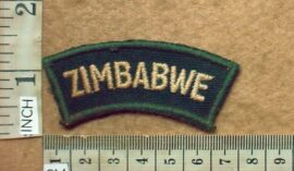 1631-1 Zimbabwe Army shoulder title, Greens Dress (C504)