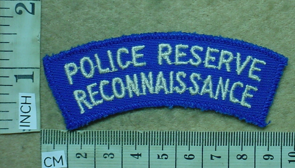 2013-2 British South African Police Reserve Reconnaissance shoulder title (C558)