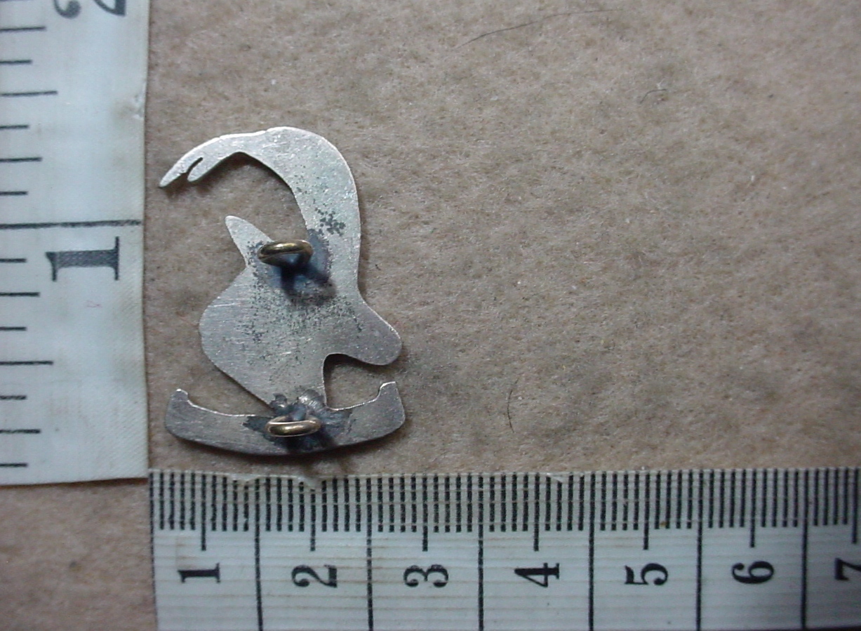 8307-1 Rhodesia Armoured Car Regiment collar badge, also worn as an Officers beret badge (CO3062) - Image 2