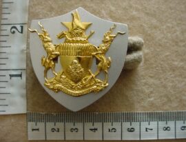1650-1 Zimbabwe Army Warrant Officer Class 1 rank badge (CO3496)