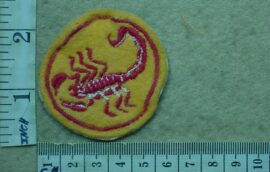 395-4 South African Hunter Group Instructor arm flash, original (C385)