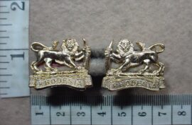 1528-3 Rhodesian Women's Service collar badges (CO3145-CO3146)