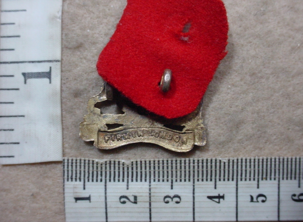 1529-2 Rhodesian Artillery 4th Anti-Tank Battery collar badge, mess dress size (CO3146) - Image 2