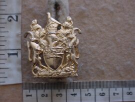 1545-1 Rhodesian Army Warrant Officer Class 1 rank badge (CO3244/DW2 999)