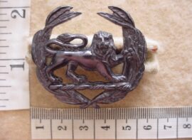 10441-1 Rhodesian Army Warrant Officer Class 2 rank badge, black (CO3252)