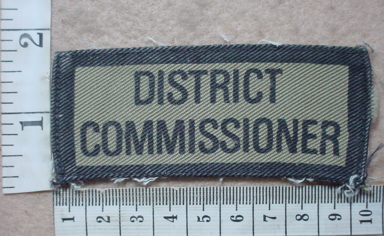 2036-1 Rhodesian Internal Affairs District Commissioner rank title (DW2 213)