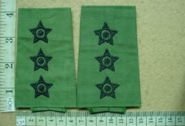 10104-1 Rhodesian Guard Force Assistant Commandant rank epaulettes (DW2 883)
