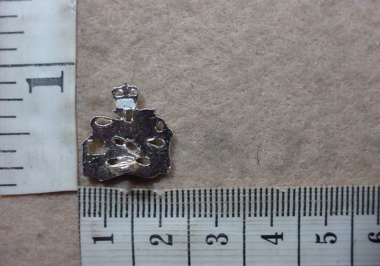 10731-2 Rhodesia and Nyasaland Army Staff Corps collar badge, Officers Mess Dress (CO3159) - Image 2