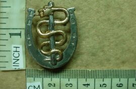 6315-2 South African Medical Corps Farrier badge (DW1 72 33)