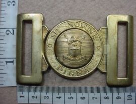 7802-1 Rhodesian Army belt buckle, Corps, Green's Dress, 1st issue (CO2590)