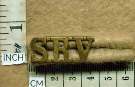10129-2 Southern Rhodesia Volunteers shoulder title (CO2974)