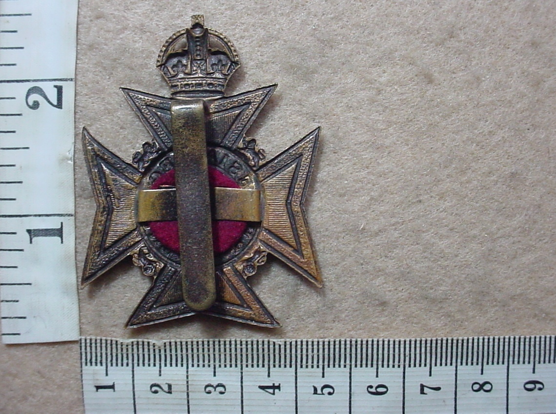 10719-2 Rhodesia Regiment helmet badge, large size with slide (CO2990) - Image 2
