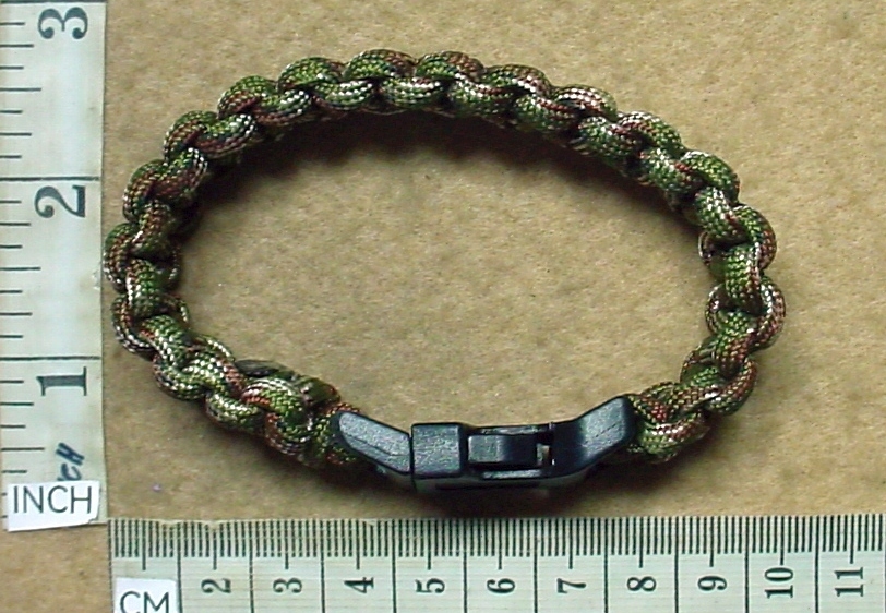 5011-1 Rhodesian Selous Scouts Association parachute cord bracelet, 50th Anniversary (CO3057)