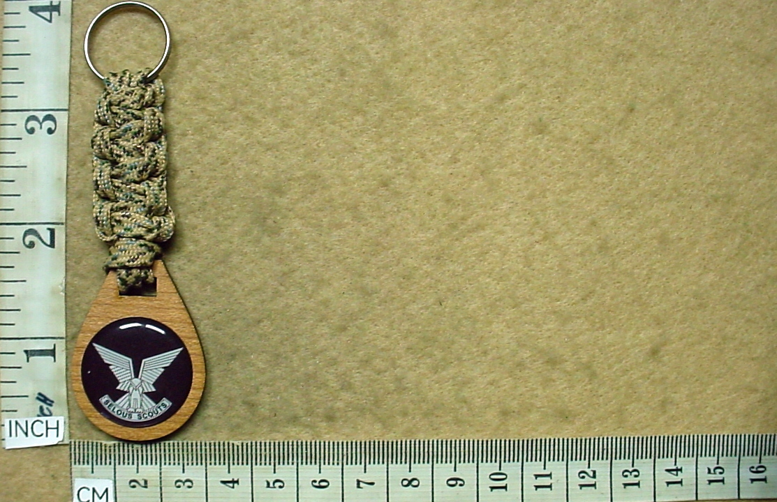 5011-2 Rhodesian Selous Scouts Association parachute cord key ring, 50th Anniversary (CO3057)