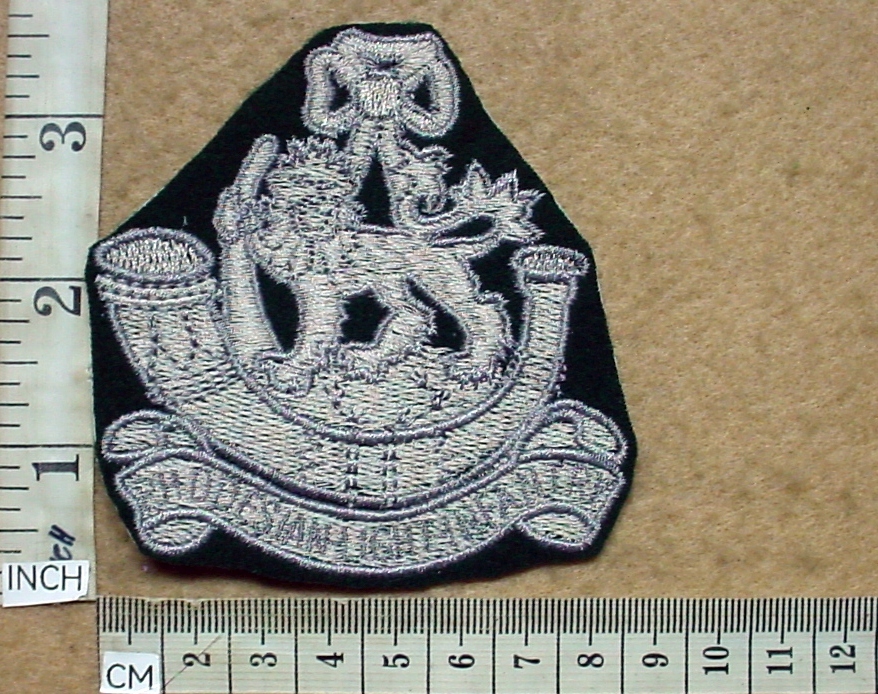 7705-1 Rhodesian Light Infantry patch, Dennis Croukamp (CO3183)