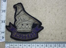 6456 Rhodesian sporting blazer badge, Zimbabwe Bird (R cloth)