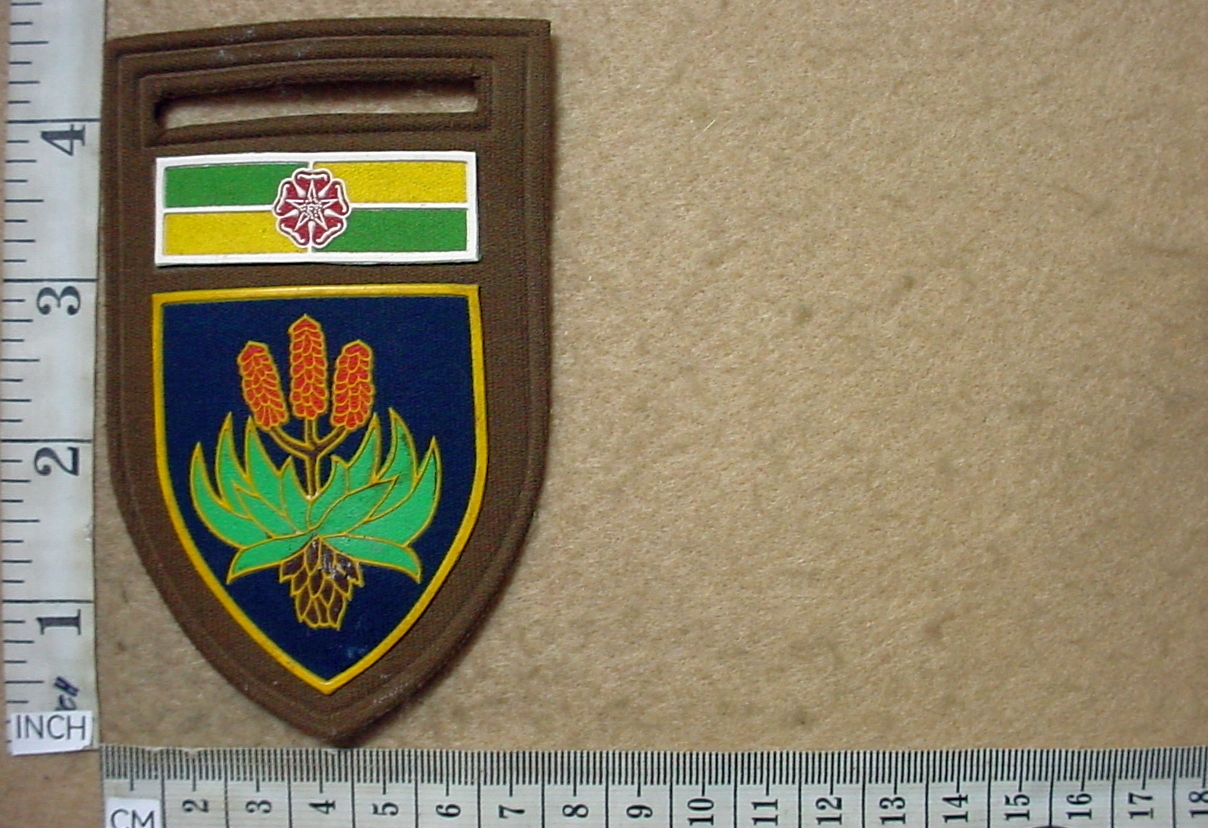 5722 Regiment Piet Retief arm flash, Group 39 Headquarters balkie (F183)
