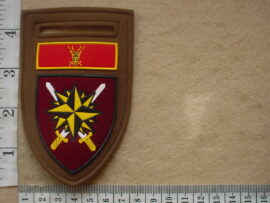 10997 South African Special Forces Headquarters arm flash, Chief of Army balkie (F32)