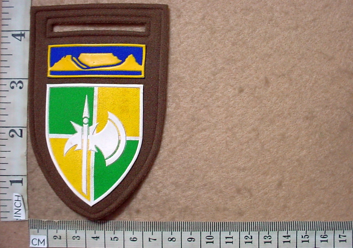 5289-1 Group 1 Headquarters arm flash, Western Province Command balkie (F883)