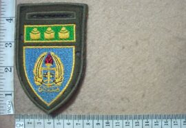 5871-2 South African Army Gymnasium arm flash, Witwatersrand Command balkie (F976)