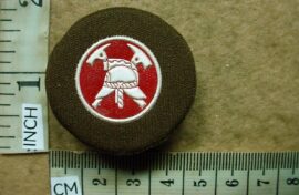 2940-5 South African Army Fireman breast badge (DW1 9 14)