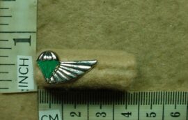 316-1 South African Army Air Dispatcher parachute wing, Mess Dress (DW1 9 31)