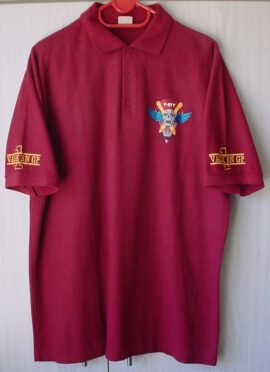 9830-3 1 Parachute Battalion Group Artillery P Battery golf shirt, Large