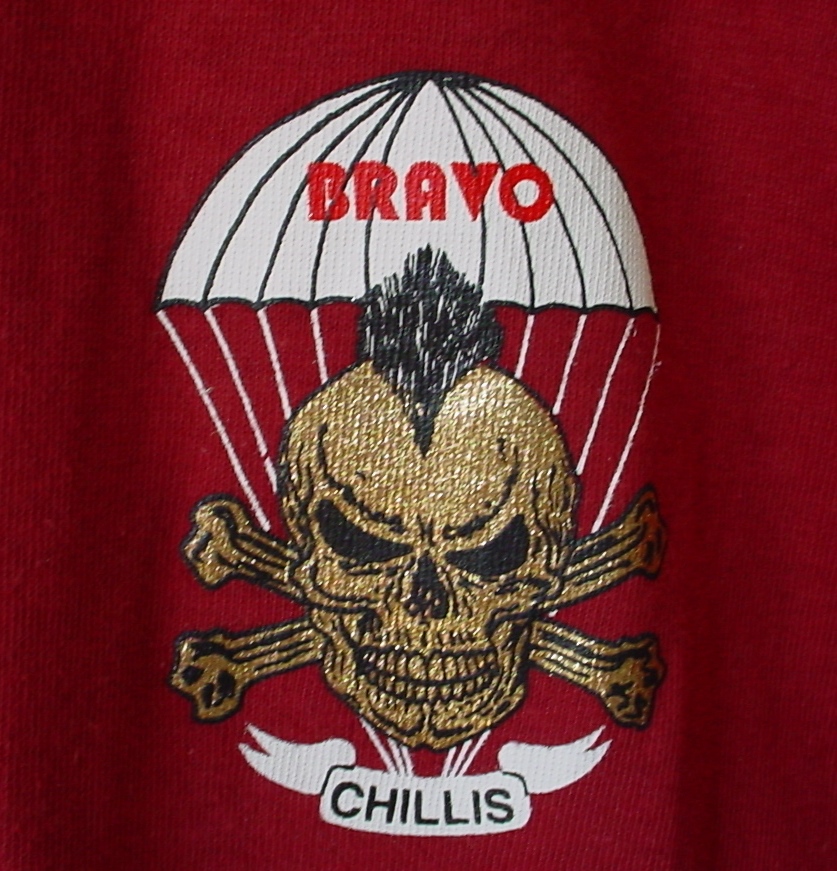 9830-2 1 Parachute Battalion Group Bravo Company T-shirt, Medium - Image 2
